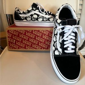 VANS Old Skool Glow In The Dark Skull sneakers